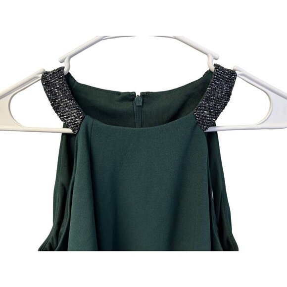 Ralph Lauren NWT Womens 4 Green Halter Knee Length Evening Party Sheath Dress - Picture 3 of 10